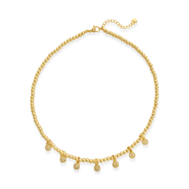 ANK484 - Beaded Chain Necklace