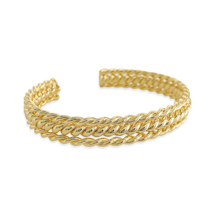 LBR192 - Triple Layer Twisted Cuff