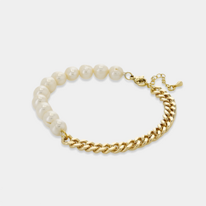 ABR031 - Pearl Chain Bracelet