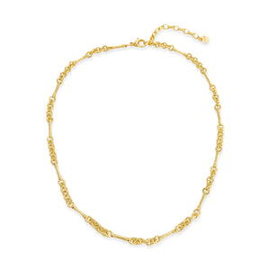 ANK505 - O Chain Bar Necklace