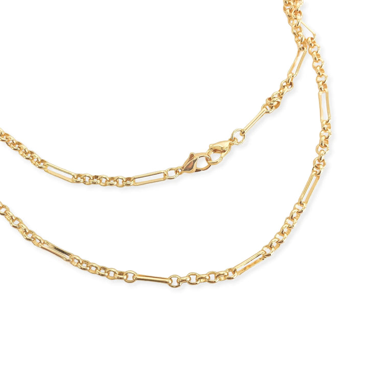 ANK515 - O Chain Paperclip Necklace