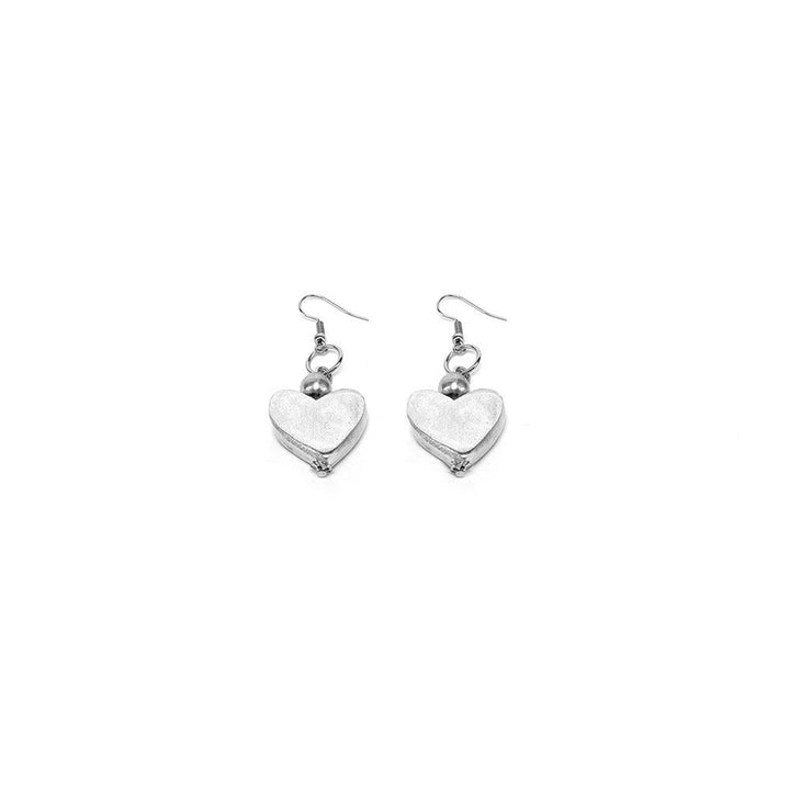 EARRINGS FLAT HEART AND SPHERE Code AL17304