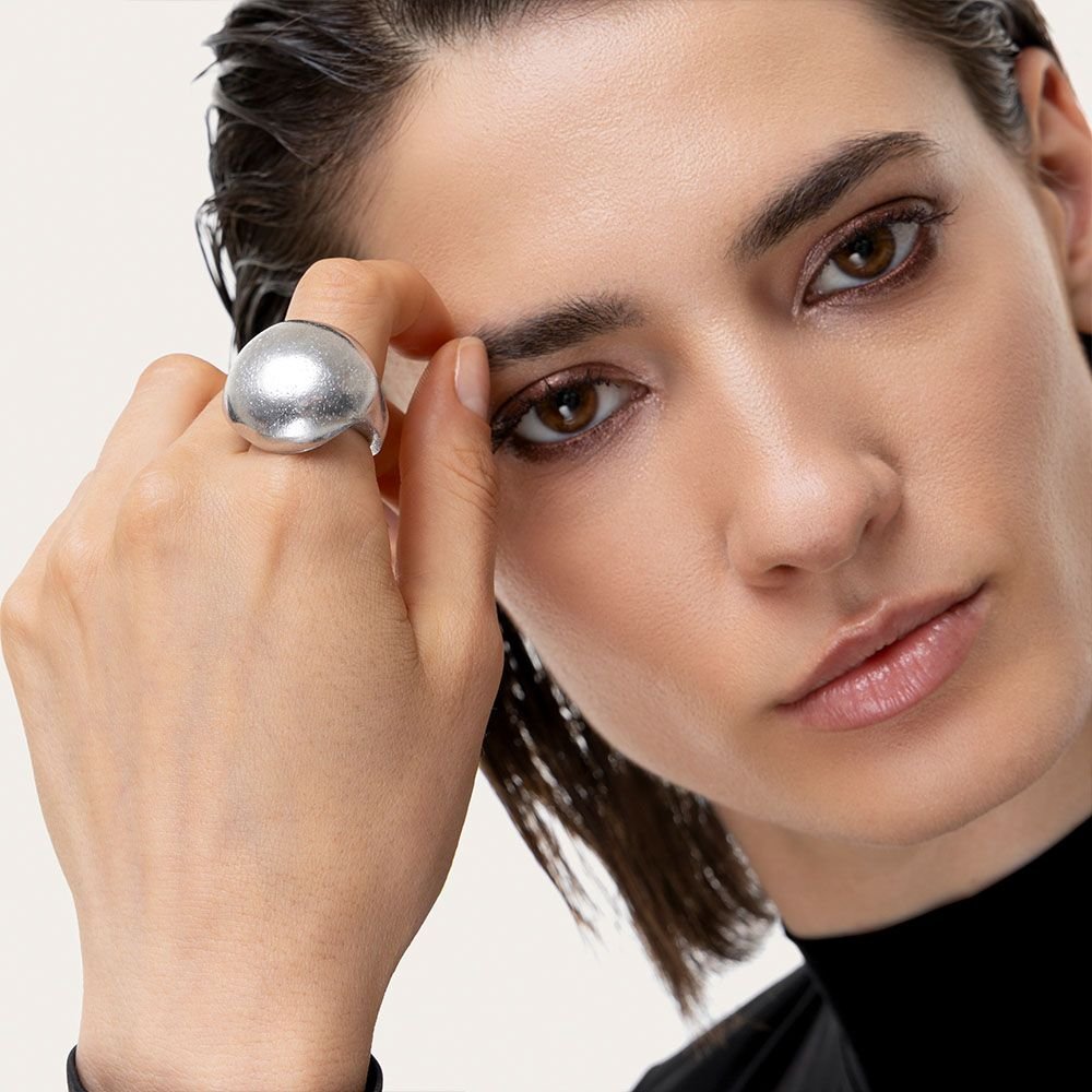 BAGUE BOMBE LISSE MOJENNE MODE AL16255Zoé Del Mar