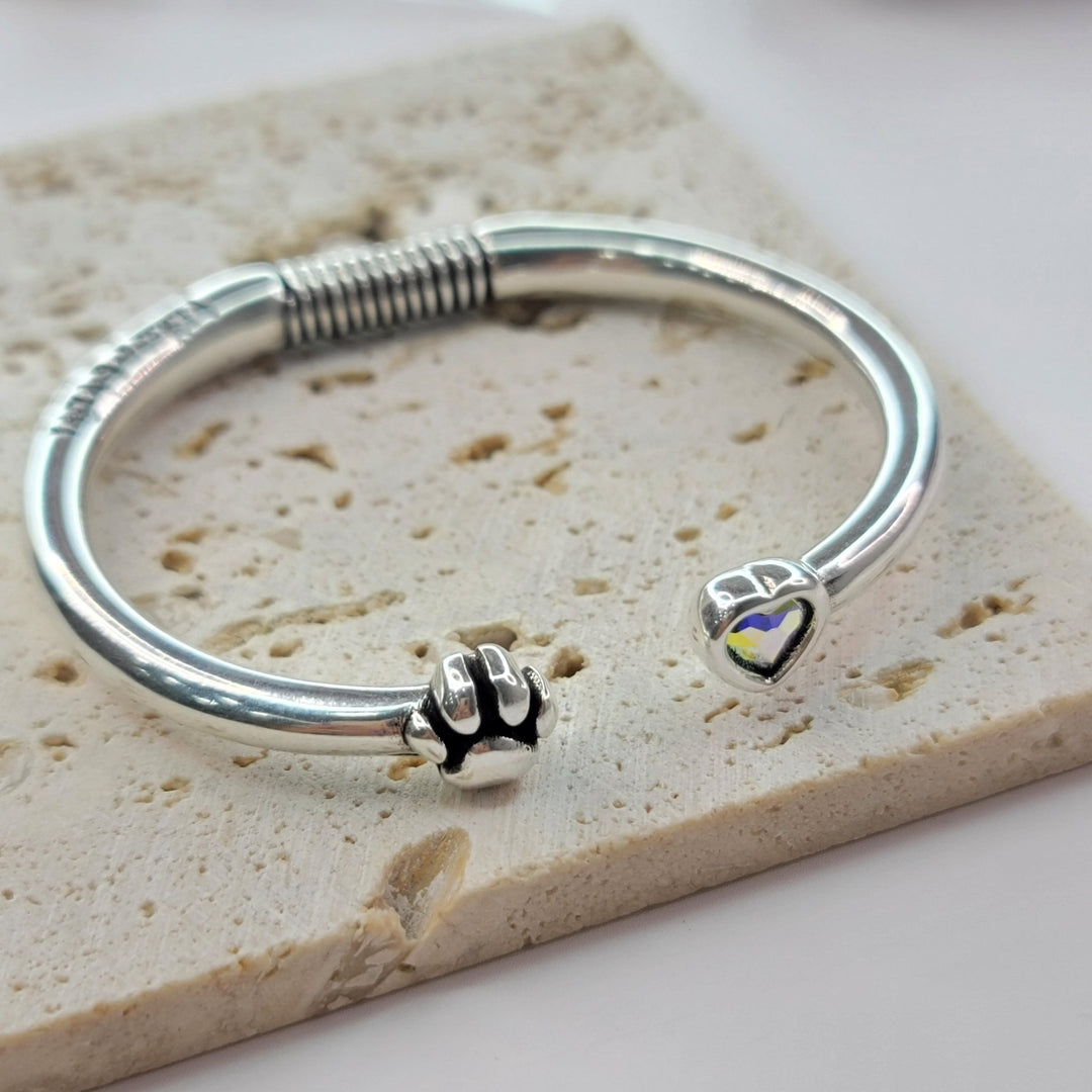 BANGLE HUELLA SILVERZoé Del Mar