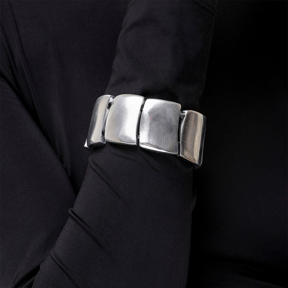 BRACELET ELASTIQUE 8 RECTANGLES ARRONDIS ALO1174Zoé Del Mar