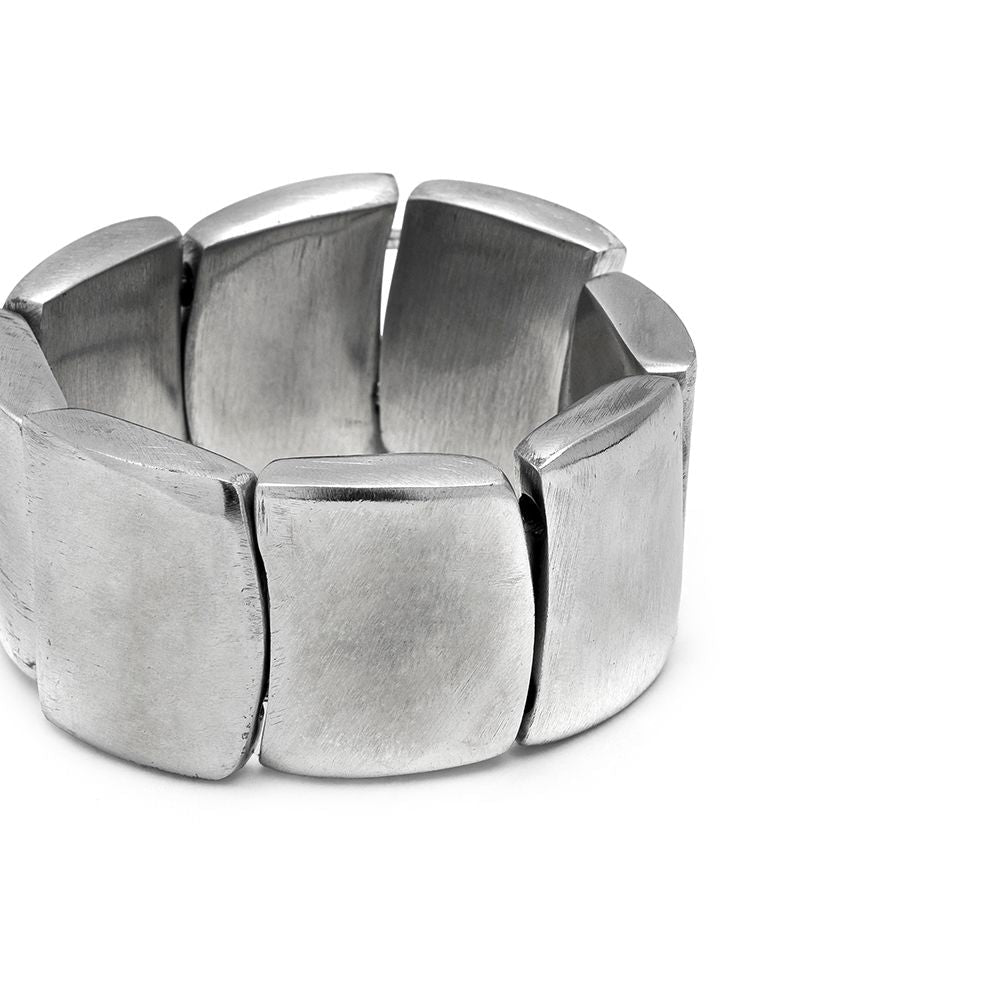 BRACELET ELASTIQUE 8 RECTANGLES ARRONDIS ALO1174Zoé Del Mar