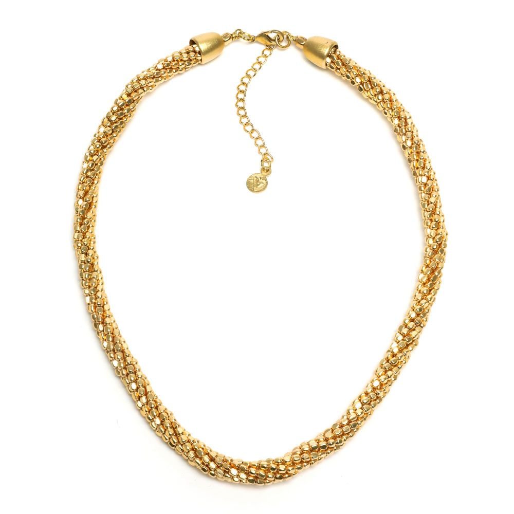 BRAIDED NUGGETS NECKLACE CODE DD04042COLLARZoé Del Mar