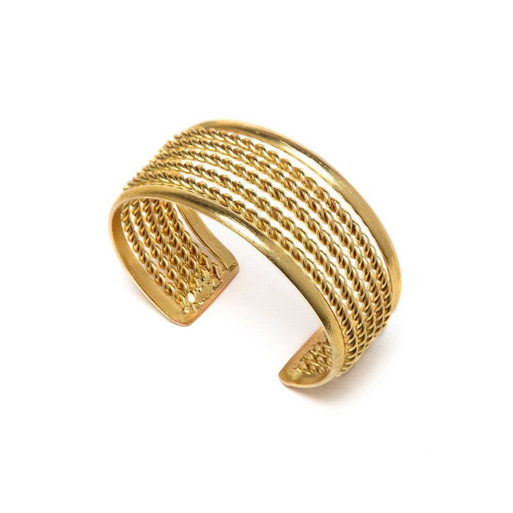 CUFF BRACELET TORCHON 5 LINES CODE DD11121PULSERAZoé Del Mar