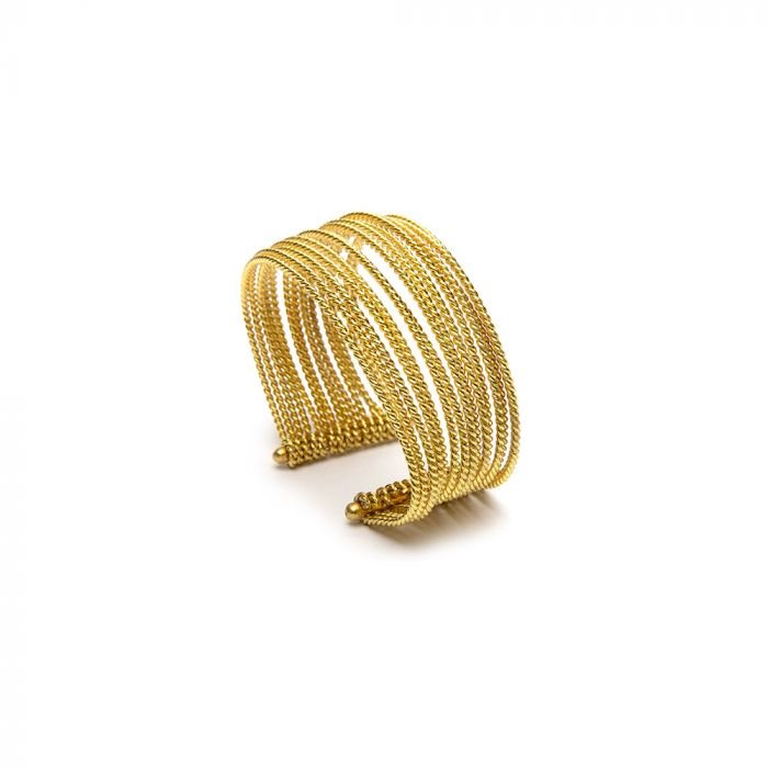 CUFF BRACELET WAVY LINESCOLLARZoé Del Mar
