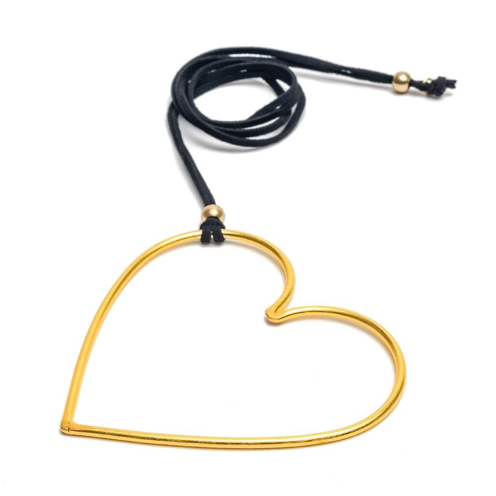DD 02043 STRING PENDANT HEARTCOLLARZoé Del Mar