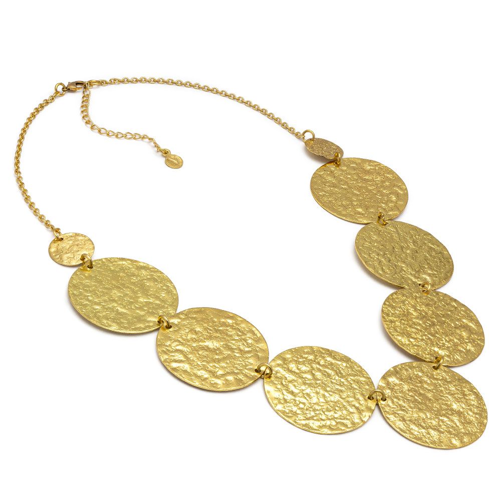 DD04052 COLLANA 7 PLACCHE CERCHIZoé Del Mar