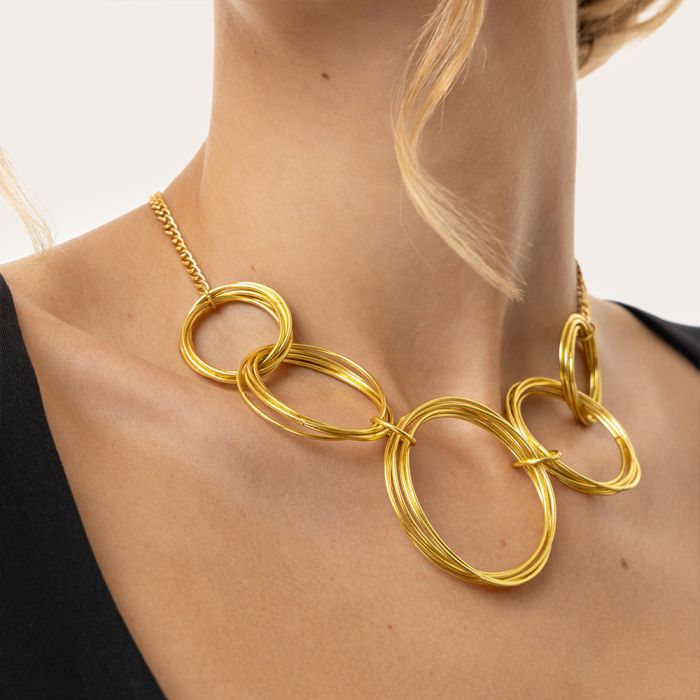 DD04053 COLLANA 5 CERCHIZoé Del Mar