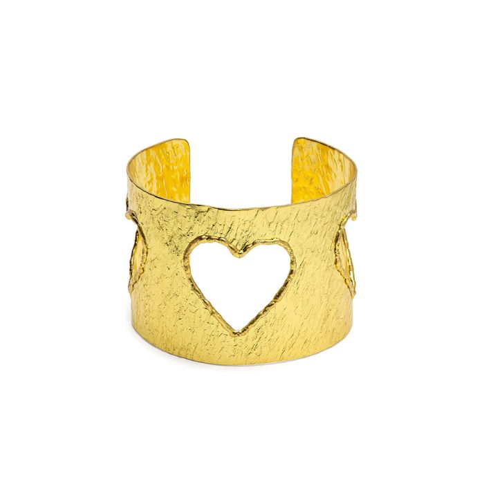 DD11154 BRACCIALE FASCIA CUORI BUCATIZoé Del Mar