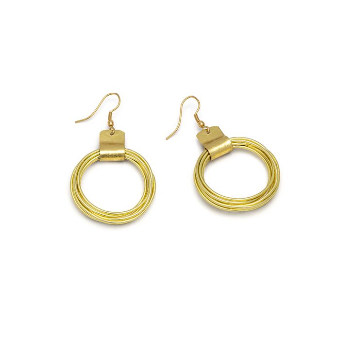 DD16155S PENDIENTES HOOPS MULTIHILOSZoé Del Mar