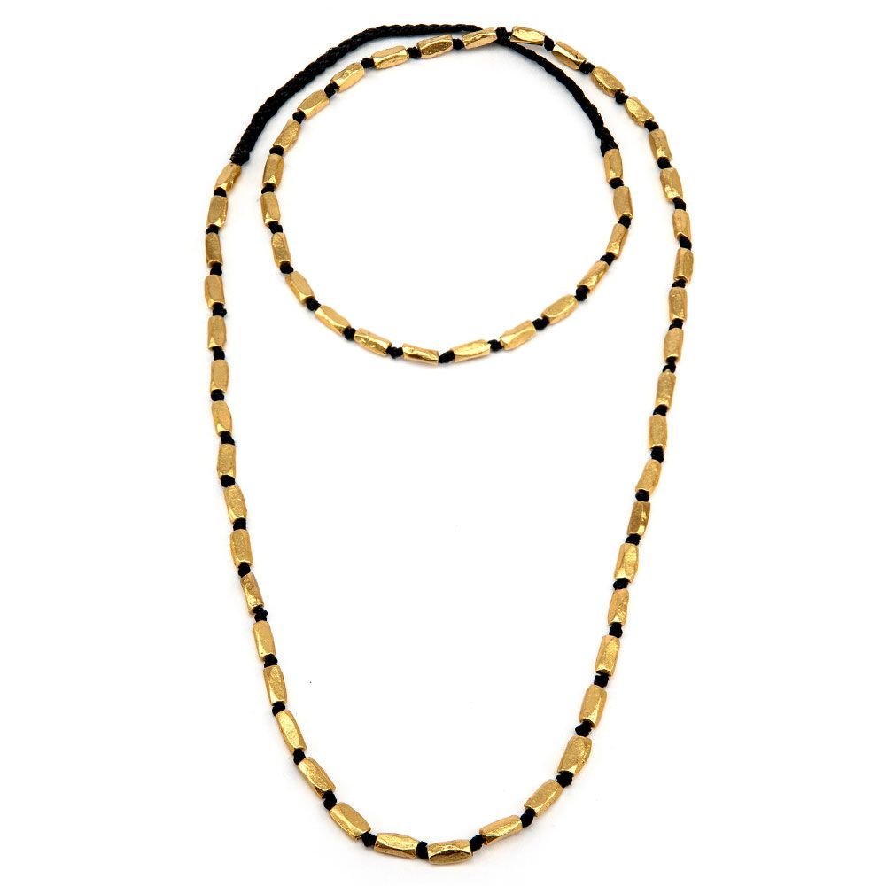 MACRAME NECKLACE NUGGETS Code DRY1002COLLARZoé Del Mar