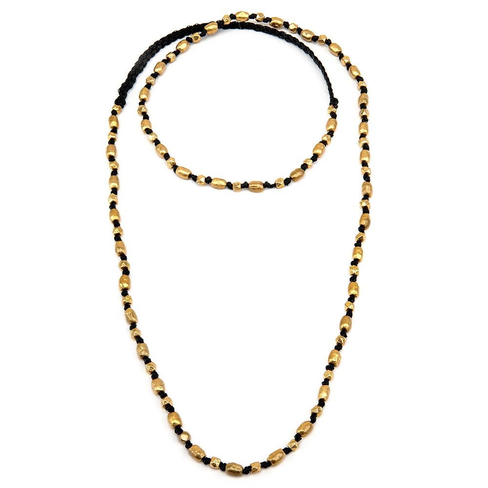 MACRAME NUGGETS NECKLACE DRY1006COLLARZoé Del Mar