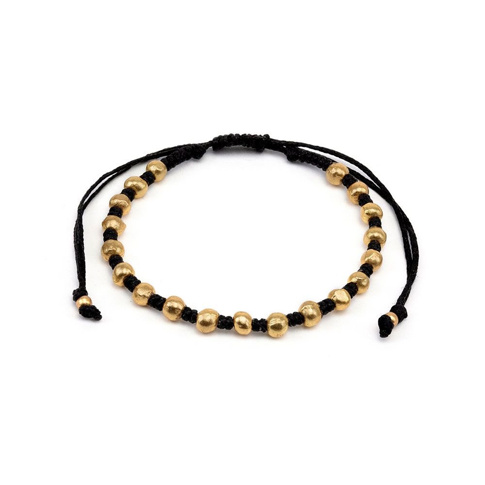 MACRAME SPHERES BRACELET Code DRY4504PULSERAZoé Del Mar