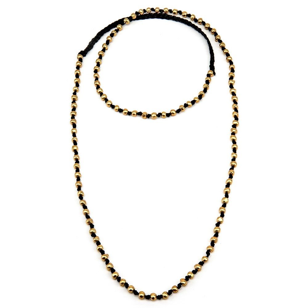 MACRAME SPHERES NECKLACE Code DRY1000COLLARZoé Del Mar