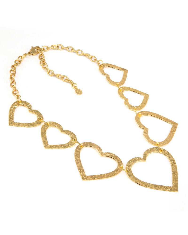 NECKLACE HEARTS SILHOUETTE Code DD01033COLLARZoé Del Mar