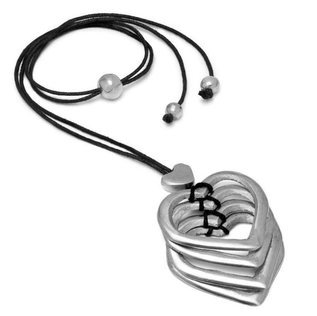 PENDENTIF 4 COEURS A TROU AL04273Zoé Del Mar