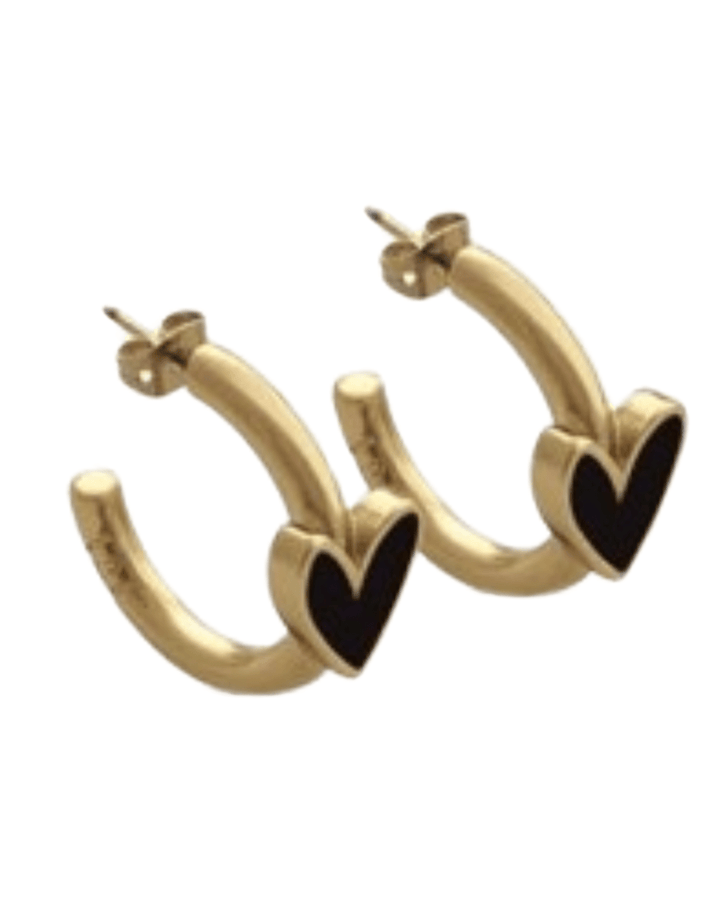 PENDIENTE DE ARO CORAZÒNPANTALLAZoé Del Mar