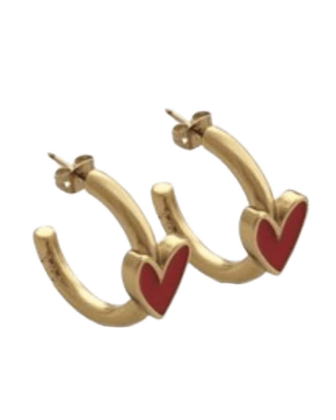 PENDIENTE DE ARO CORAZÒNPANTALLAZoé Del Mar