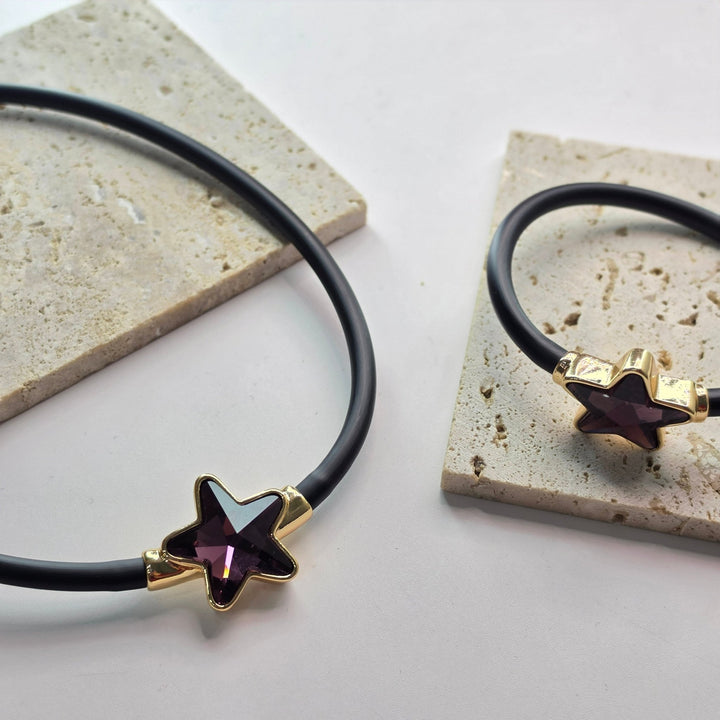 SET STELLA NEGRO CADENA Y PULSERAZoé Del Mar
