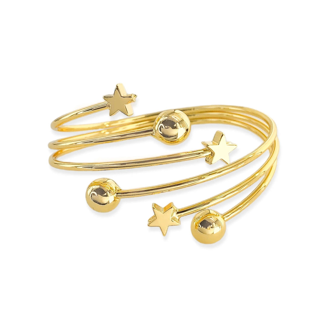Stars & Spheres Cuff BraceletPULSERAZoé Del Mar