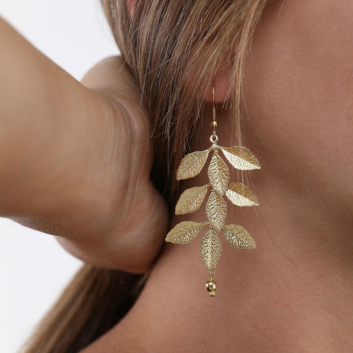 EARRINGS LEAF