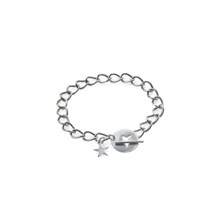 CHAIN BRACELET T-BAR STAR